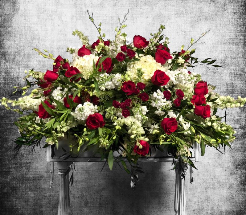 Red & White Signature Blanket